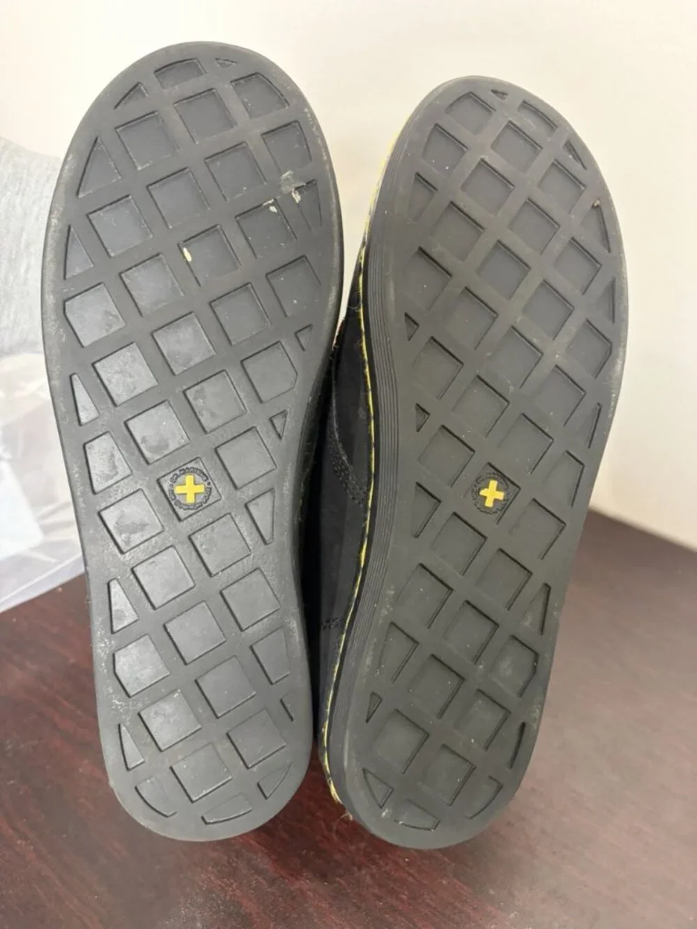 Dr. Martens Maelly Boots Womens Size 7 Black Nubuck Ankle Combat